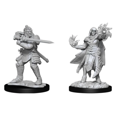 D&D Nolzur's Marvelous Miniatures: Hobgoblin Fighter Male & Hobgoblin Wizard Female (2 Units) - EN