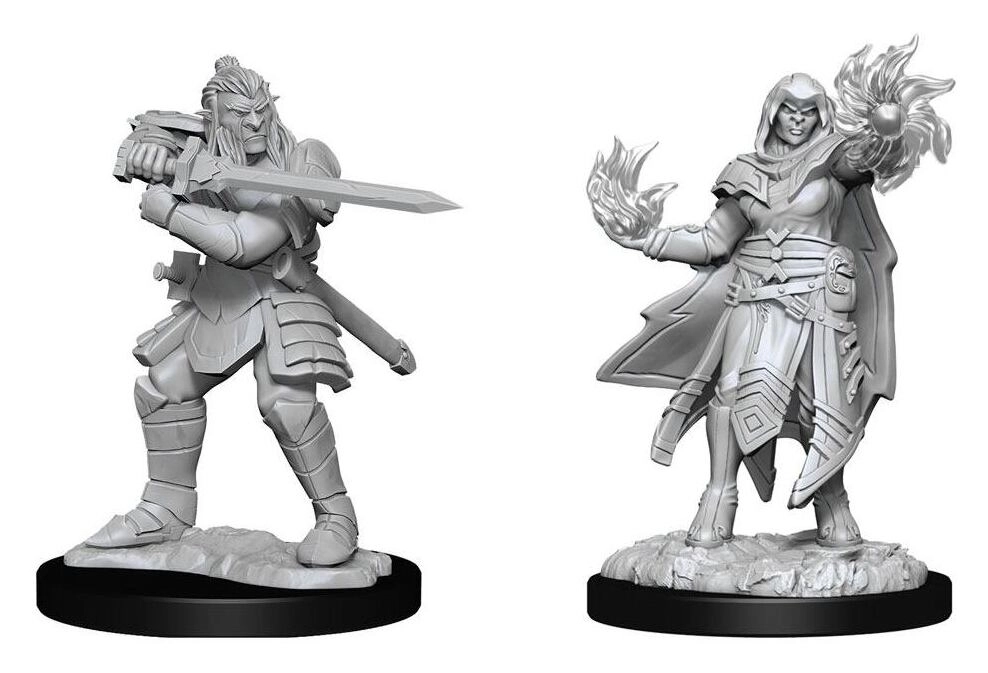 D&D Nolzur's Marvelous Miniatures: Hobgoblin Fighter Male & Hobgoblin Wizard Female (2 Units) - EN