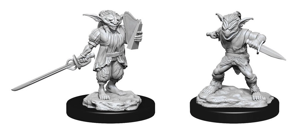 D&D Nolzur's Marvelous Miniatures: Male Goblin Rogue & Female Goblin Bard (2 Units) - EN