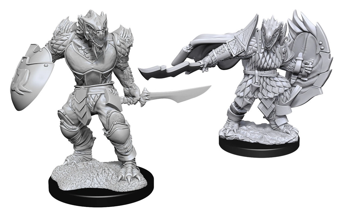 D&D Nolzur's Marvelous Miniatures: Dragonborn Fighter Male (2 Units) - EN