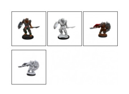 D&D Nolzur's Marvelous Miniatures: Dragonborn Fighter Male (2 Units) - EN