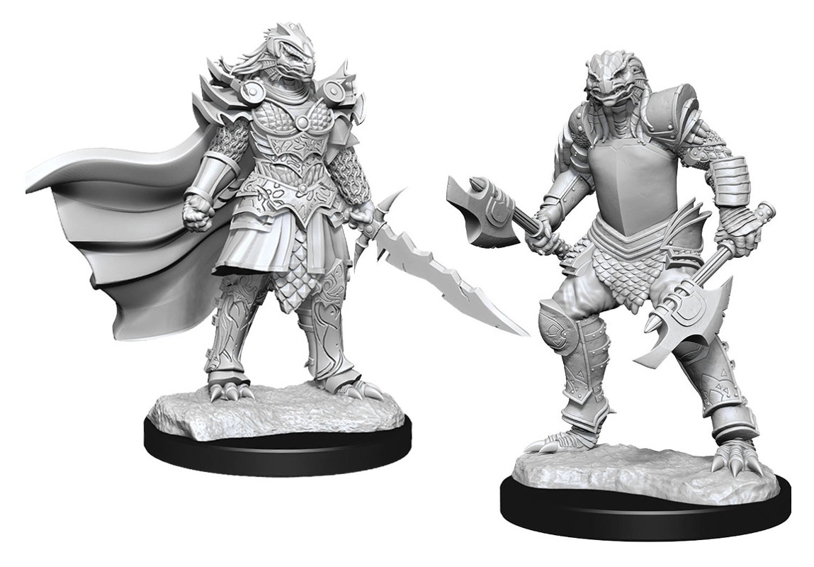 D&D Nolzur's Marvelous Miniatures: Dragonborn Fighter Female (2 Units) - EN