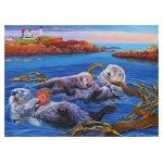 Sea Otter Family