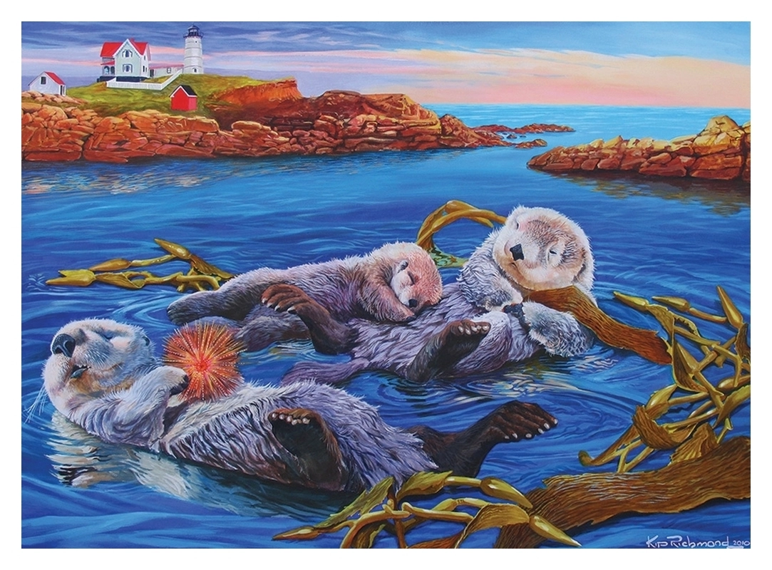 Sea Otter Family