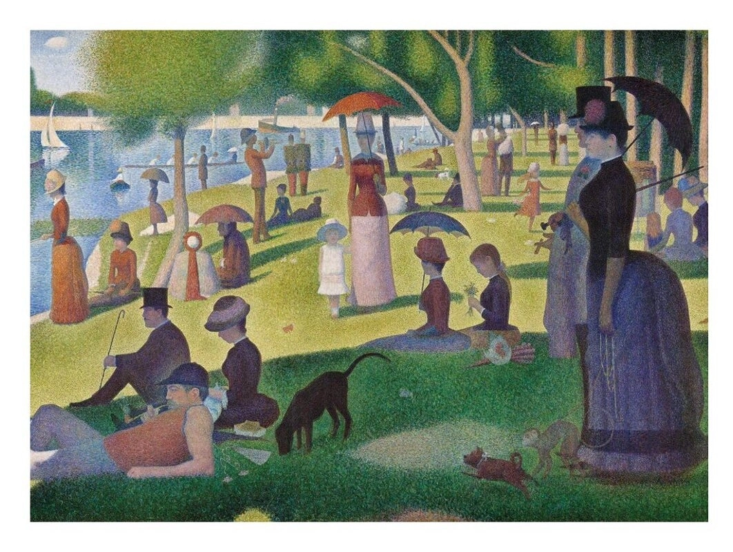 Seurat Georges - Ein Sonntagnachmittag auf der Insel La Grande Jatte