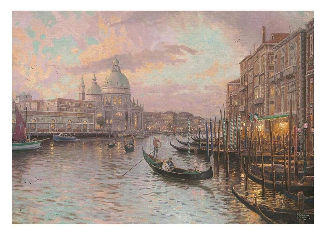 Thomas Kinkade - In den Strassen von Venedig