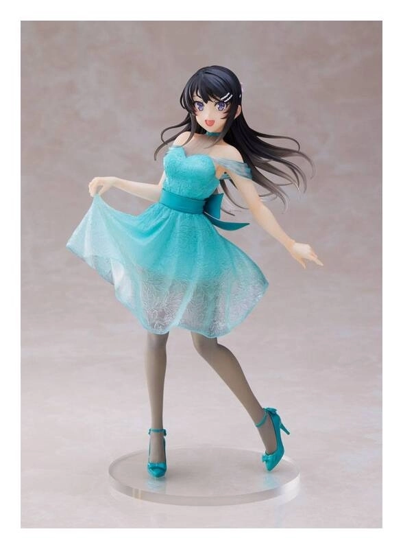 Rascal Does Not Dream of Bunny Girl Senpai Coreful PVC Statue Mai Sakurajima Clear Dress Ver. 20 cm