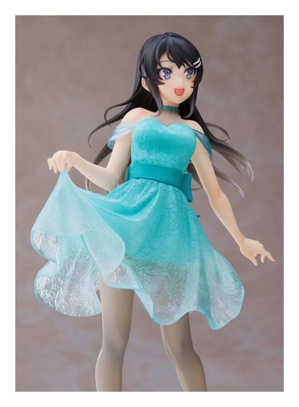 Rascal Does Not Dream of Bunny Girl Senpai Coreful PVC Statue Mai Sakurajima Clear Dress Ver. 20 cm