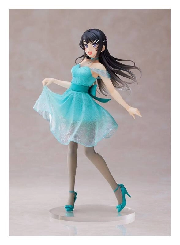 Rascal Does Not Dream of Bunny Girl Senpai Coreful PVC Statue Mai Sakurajima Clear Dress Ver. 20 cm