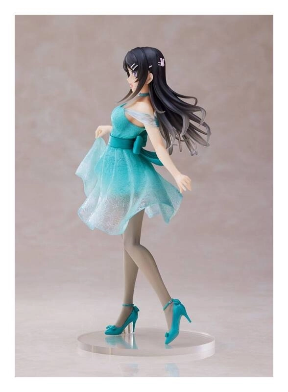 Rascal Does Not Dream of Bunny Girl Senpai Coreful PVC Statue Mai Sakurajima Clear Dress Ver. 20 cm