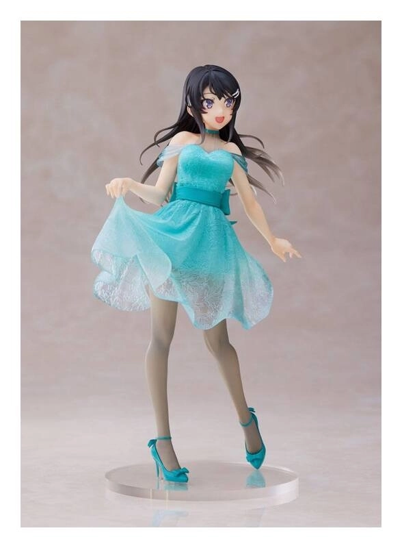 Rascal Does Not Dream of Bunny Girl Senpai Coreful PVC Statue Mai Sakurajima Clear Dress Ver. 20 cm