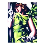 Tamara De Lempicka: Junges Mädchen in grün