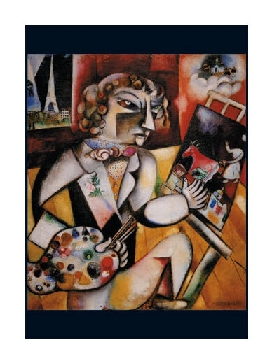 Selbstportrait mit 7 Fingern, Marc Chagall