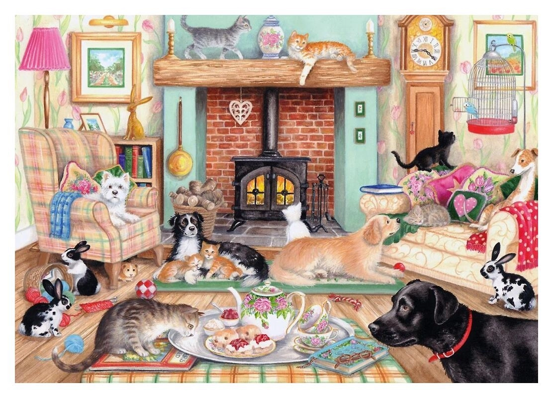 Animals at Home - 2 Puzzles