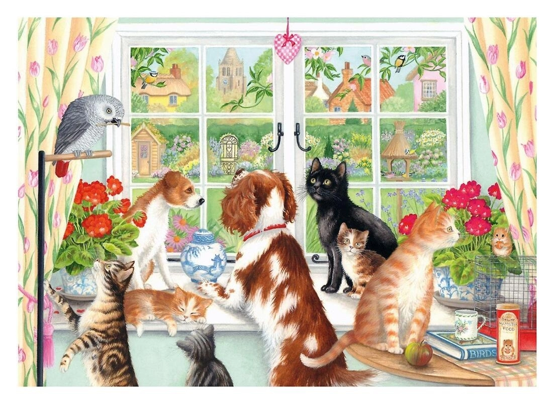 Animals at Home - 2 Puzzles