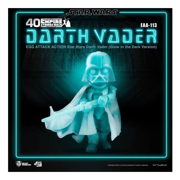 Star Wars Egg Attack Actionfigur Darth Vader Glow In The Dark Ver. 16 cm