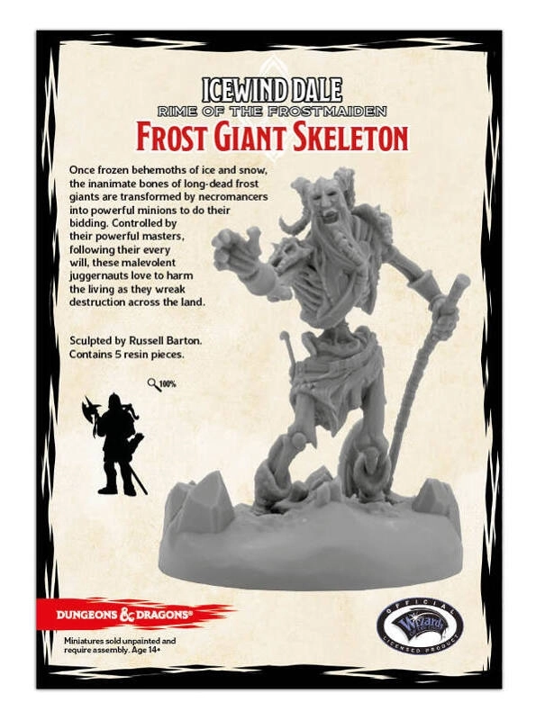 D&D: Icewind Dale - Rime of the Frostmaiden: Frost Giant Skeleton (1 Figur)