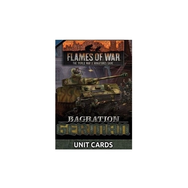 Flames Of War Bagration: German Unit Cards (70x Cards) - EN