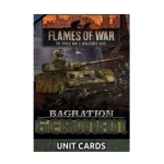 Flames Of War Bagration: German Unit Cards (70x Cards) - EN