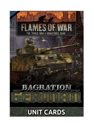 Flames Of War Bagration: German Unit Cards (70x Cards) - EN