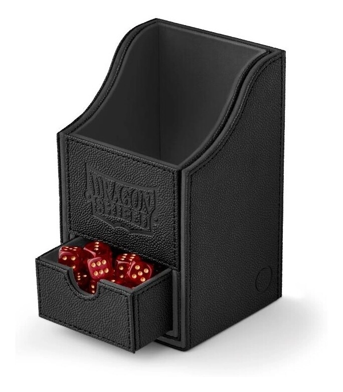 Dragon Shield: Nest Box + Dice Tray – Black/Black