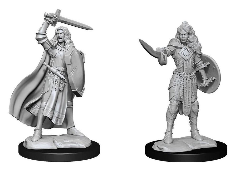 Pathfinder Battles Deep Cuts Miniaturen unbemalt Human Champion Female 