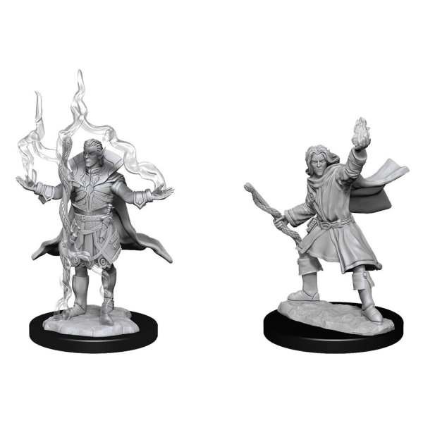 Pathfinder Battles Deep Cuts Miniaturen unbemalt Elf Sorcerer Male 