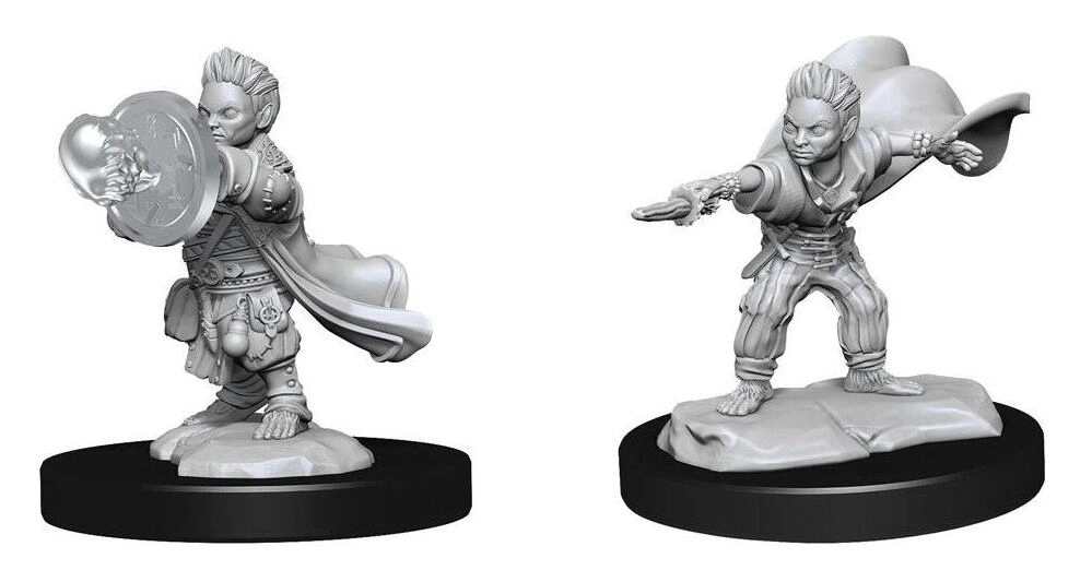 Pathfinder Battles Deep Cuts Miniaturen unbemalt Halfling Wizard Male