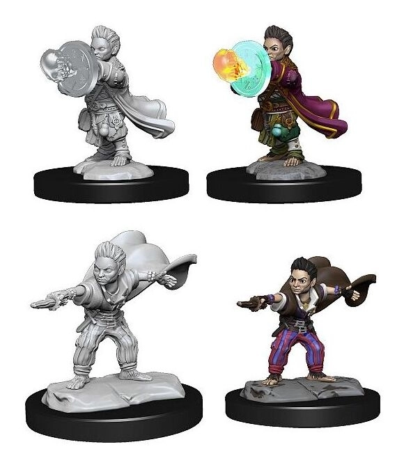 Pathfinder Battles Deep Cuts Miniaturen unbemalt Halfling Wizard Male