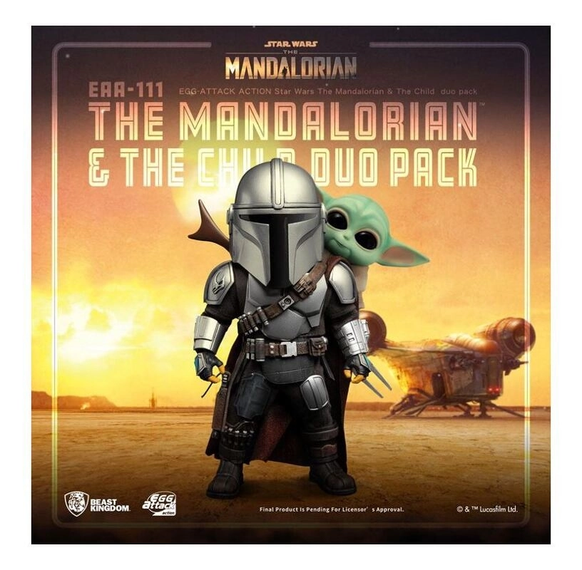 Star Wars The Mandalorian Egg Attack Action Actionfiguren The Mandalorian & The Child 7 - 17 cm