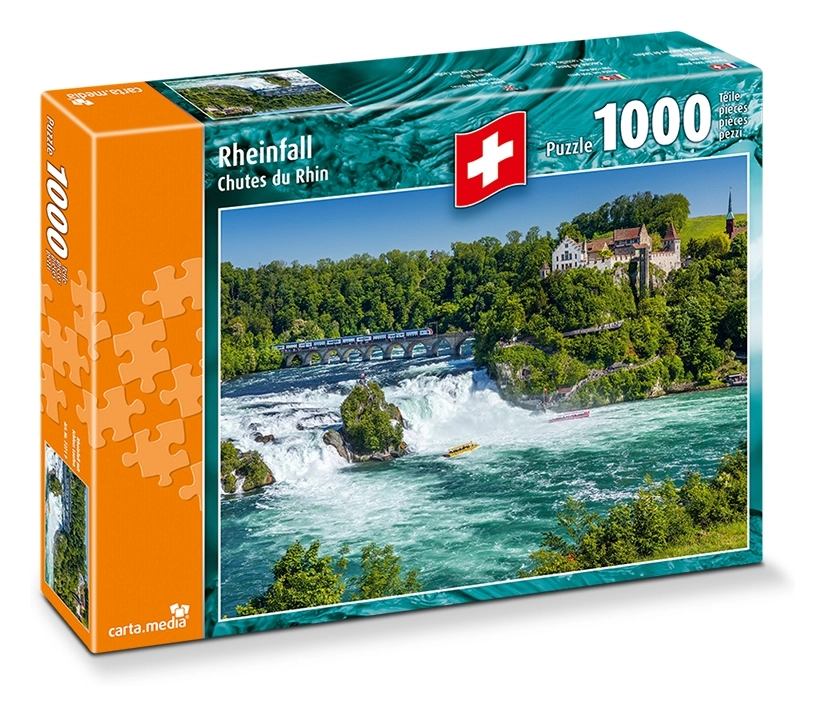 Rheinfall mit Schloss Laufen