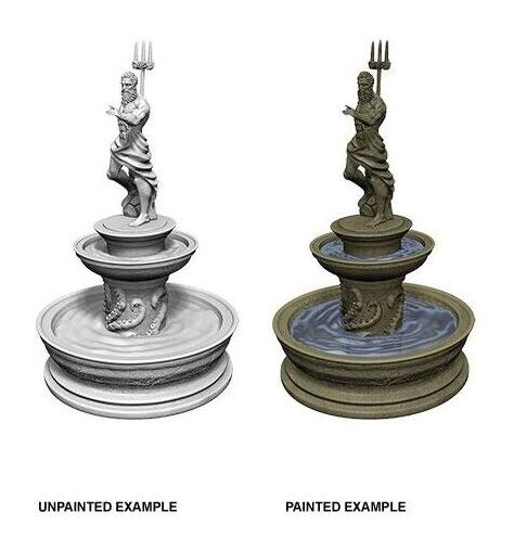 WizKids Deep Cuts Unpainted Miniatures - Fountain 