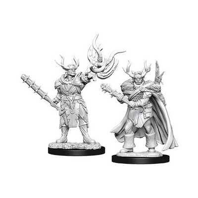 Pathfinder Battles Deep Cuts Miniaturen unbemalt Male Half-Orc Druid 