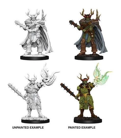 Pathfinder Battles Deep Cuts Miniaturen unbemalt Male Half-Orc Druid 