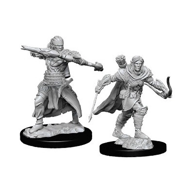 Pathfinder Battles Deep Cuts Unpainted Miniatures - Male Half-Elf Ranger