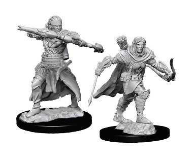 Pathfinder Battles Deep Cuts Unpainted Miniatures - Male Half-Elf Ranger