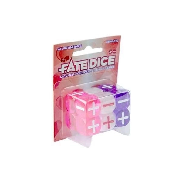 Fate Core Dice: Valentine Dice