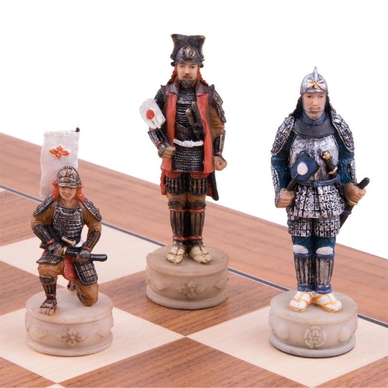 Schachspiel Samurai - 50cm