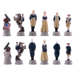 Schachfiguren Amerikanischer Unabhängigkeitskrieg - 80mm