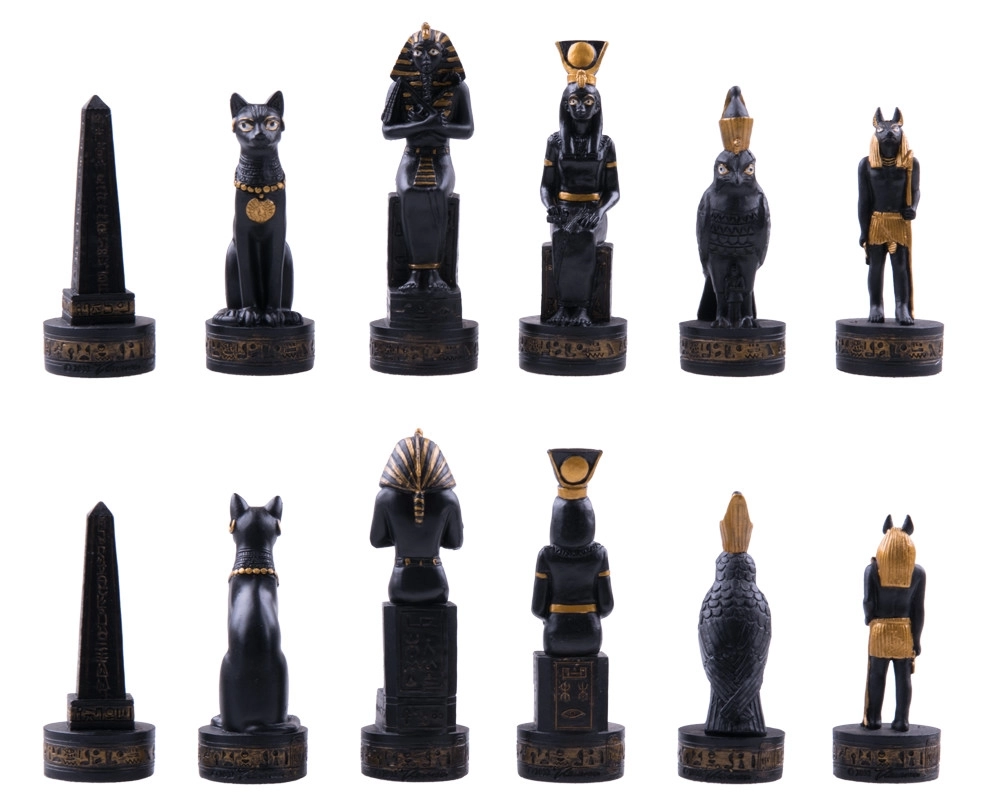 Schachfiguren Antikes Ägypten - 80mm