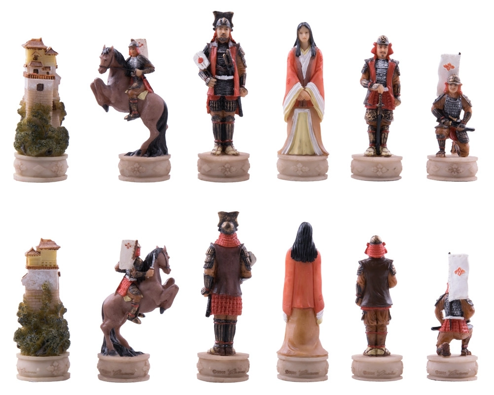 Schachfiguren Samurai - 80mm