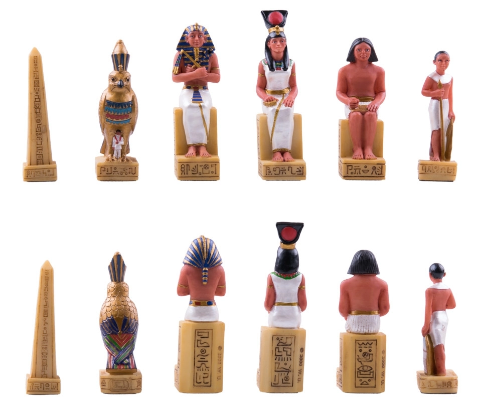 Schachfiguren Römer vs Ägypter - 80mm