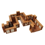 WarLock Tiles: Expansion Pack - 1 in. Town & Village Straight Walls