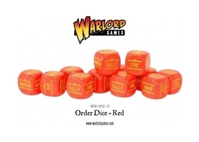 Bolt Action 2 Bolt Action Orders Dice - Red (12)