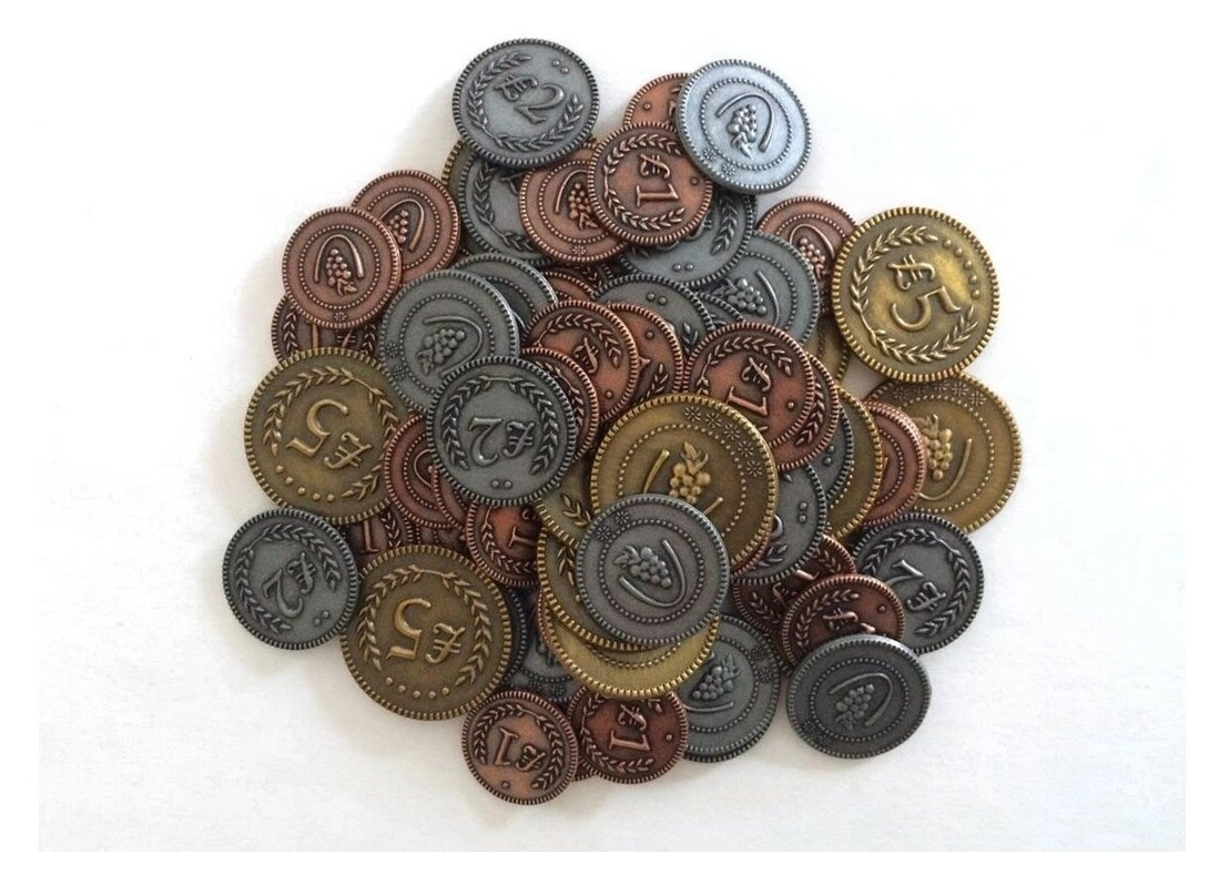 Viticulture Metal Lira Coins