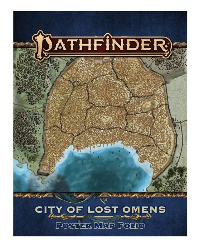 Pathfinder Lost Omens City of Lost Omens Poster Map Folio - EN