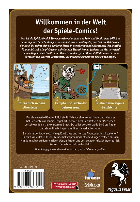 Spiele-Comic Abenteuer: Ritter - Die verlorene Stadt