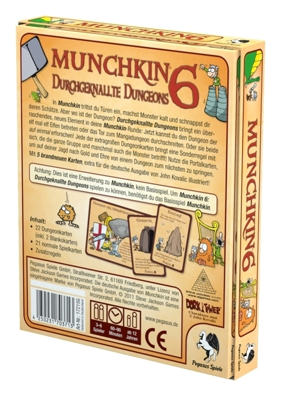 Munchkin 6: Durchgeknallte Dungeons