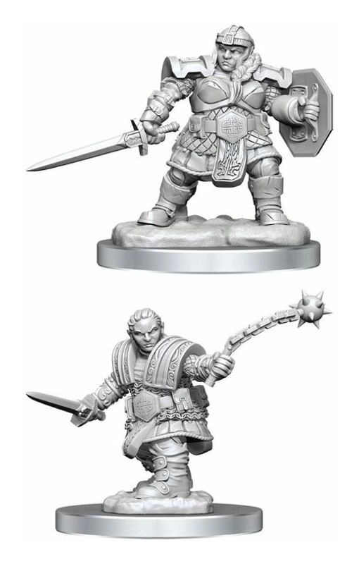 D&D Nolzur's Marvelous Miniatures Miniatur unbemalt Dwarf Fighter