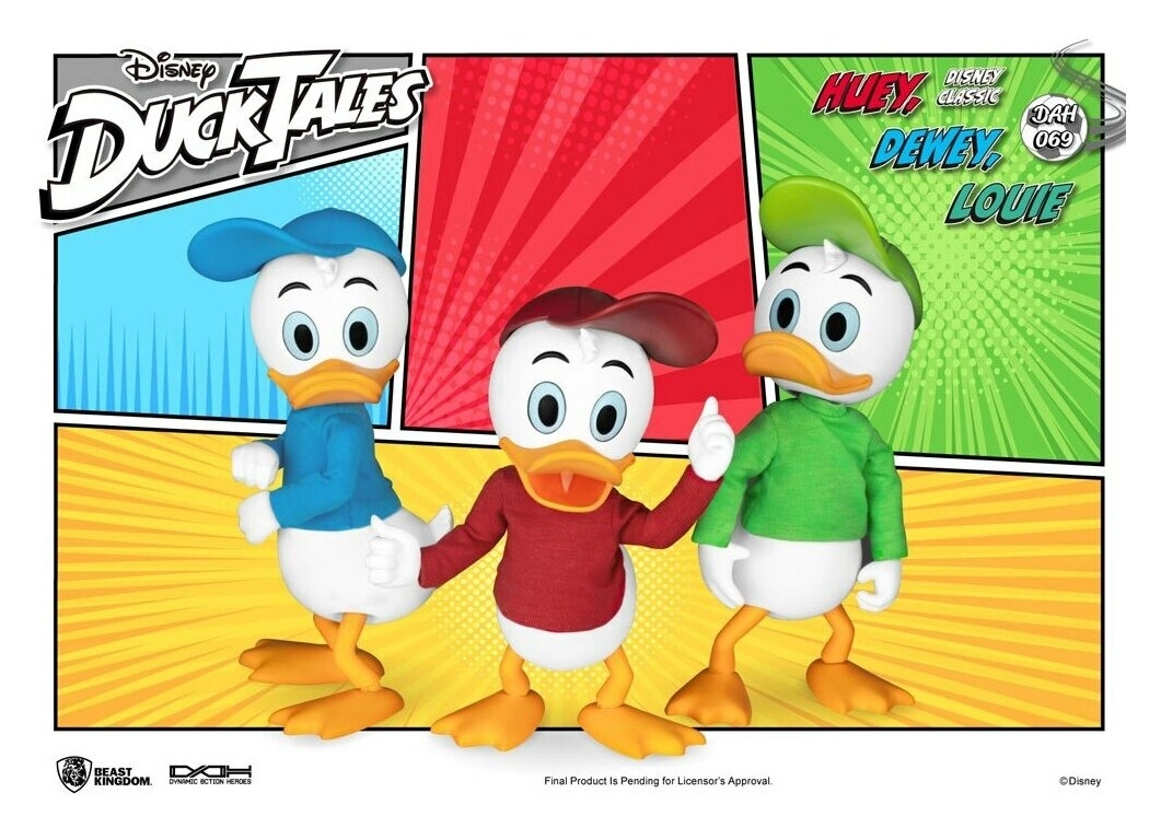 DuckTales Dynamic 8ction Heroes Actionfiguren 3er-Pack Huey, Dewey & Louie 10 cm